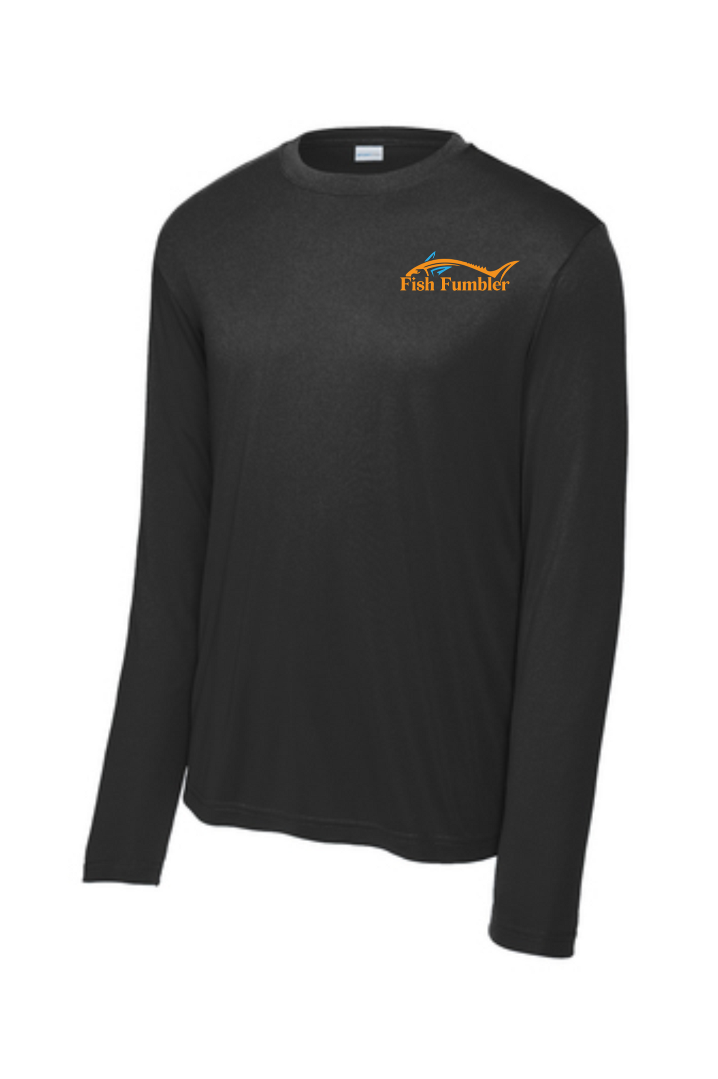 Black Long Sleeve Fish Fumbler Performance Shirt