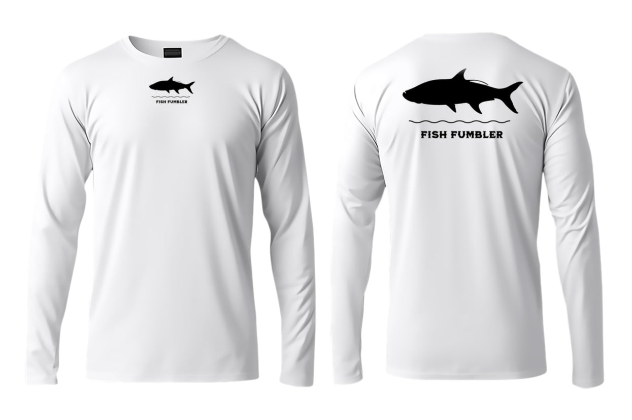 Tarpon Performance Long Sleeve White